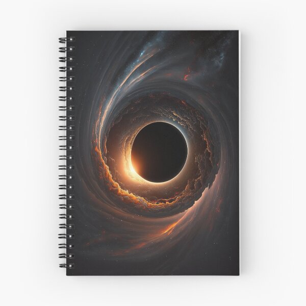 Item preview, Black hole distorting the surrounding space designed and sold by texta-designs.