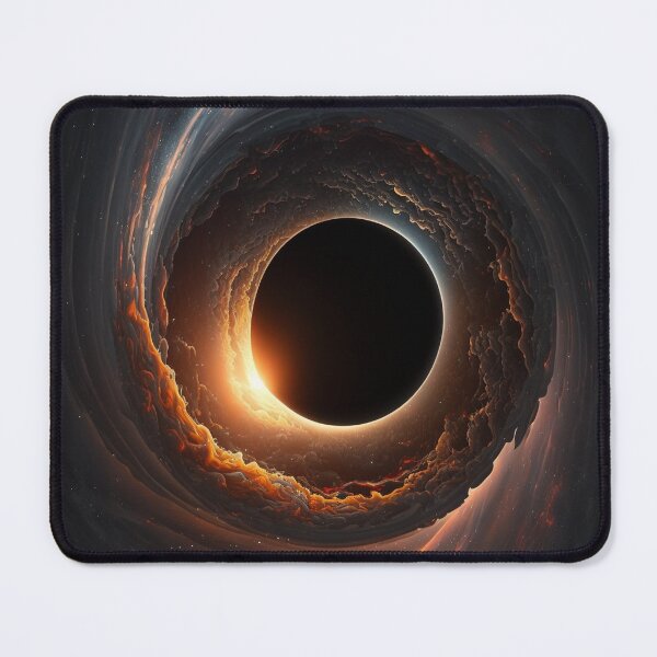 Item preview, Black hole distorting the surrounding space designed and sold by texta-designs.