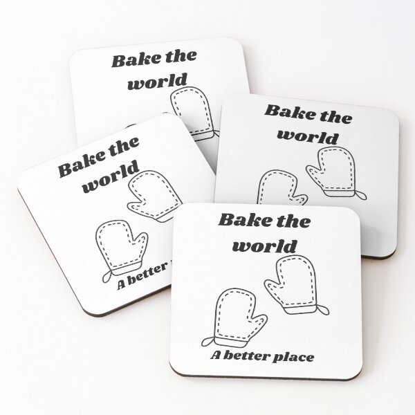 Item preview,  bake the world a better place designed and sold by Speckledfrog.