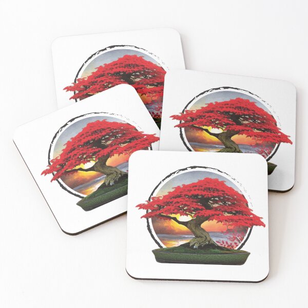 Item preview, Bonsai tree with sunset designed and sold by piesdesignart.