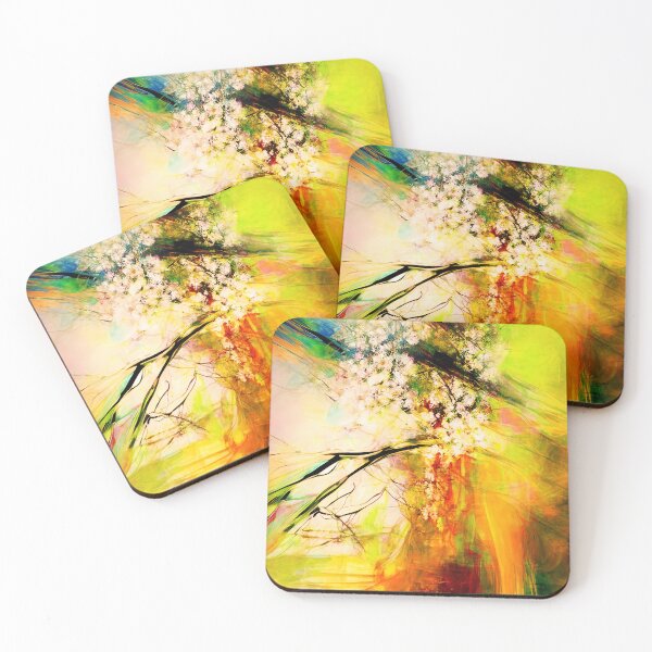 Item preview, Flores de primavera - pintura digital abstracta ai designed and sold by Roberts Birze.