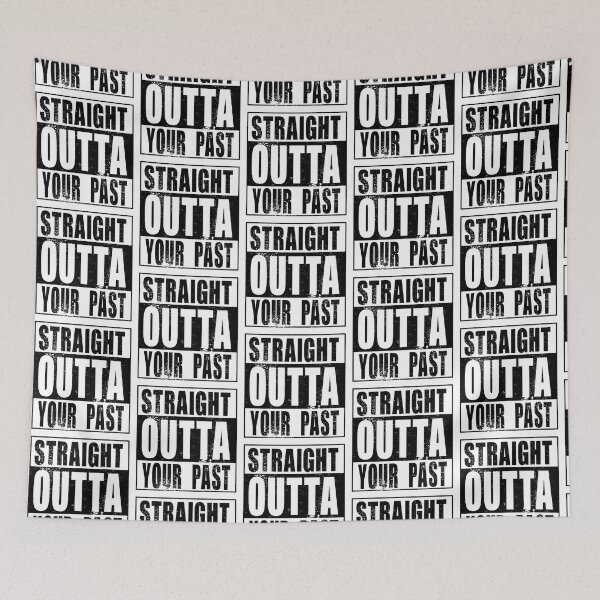 Item preview, Straight Outta Your Past (black) designed and sold by SolidEarthArt.