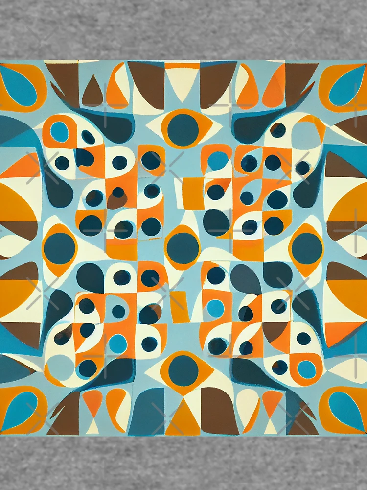 Thumbnail 6 von 6, Leichter Pullover, Designer Square Vibrant Flat Midcentury Modern Pattern Digital Painting designt und verkauft von CodeAndColors.