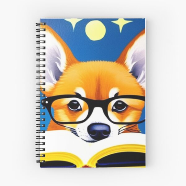 Item preview, Corgi eating a book designed and sold by IviBlack.