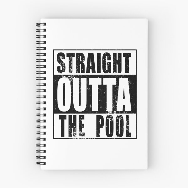 Item preview, Straight Outta The Pool (black) designed and sold by SolidEarthArt.