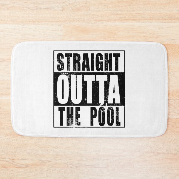 Item preview, Straight Outta The Pool (black) designed and sold by SolidEarthArt.