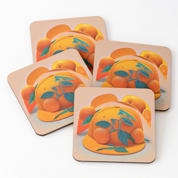 Item preview, Shift in the Shade Rollover Tangerine Snapback Digital Painting designed and sold by CodeAndColors.