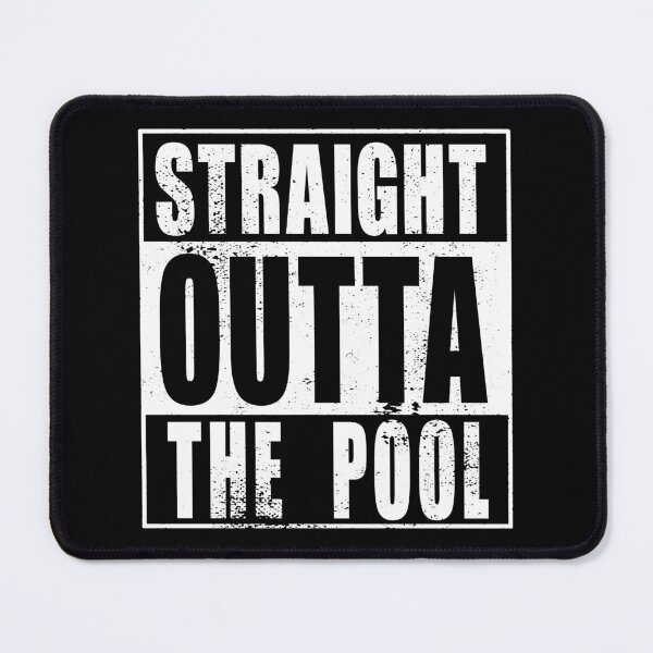 Item preview, Straight Outta The Pool (white) designed and sold by SolidEarthArt.
