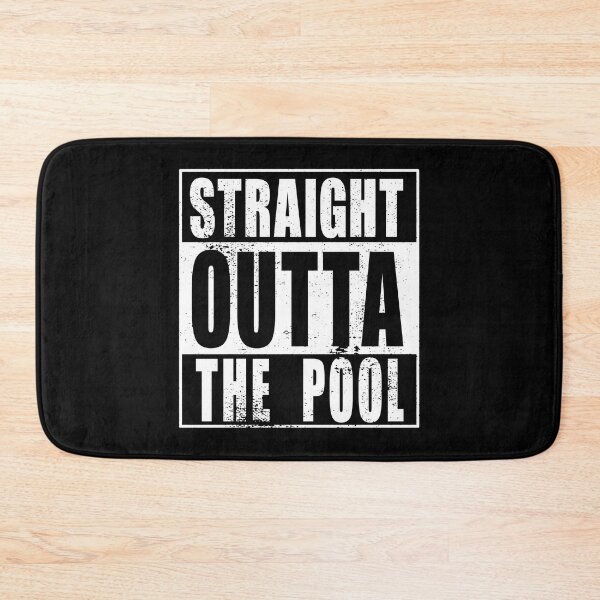 Item preview, Straight Outta The Pool (white) designed and sold by SolidEarthArt.