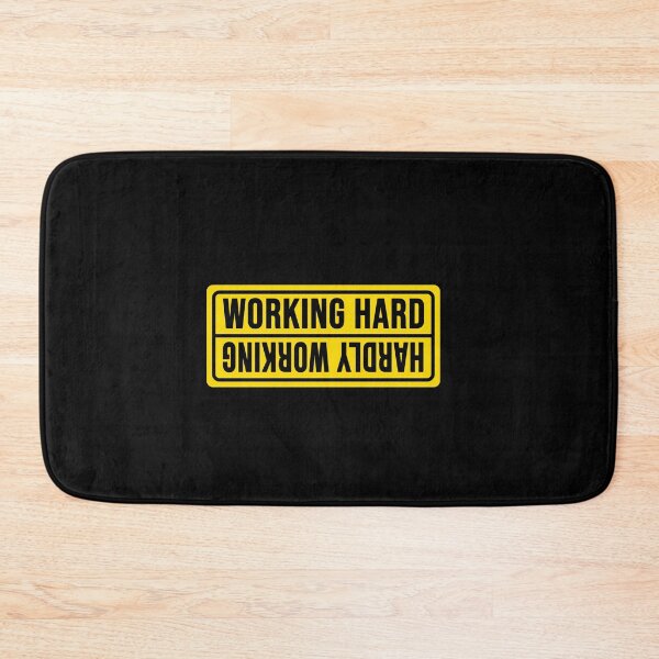 Item preview, Funny working hard hadly working construction phrase humor designed and sold by DisenyosDeMike.