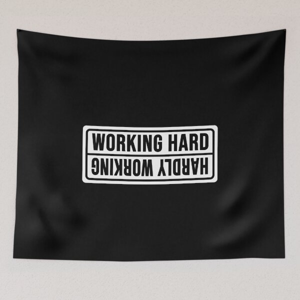 Item preview, Funny working hard hadly working construction phrase humor designed and sold by DisenyosDeMike.