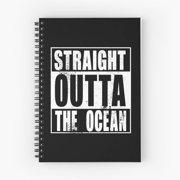 Item preview, Straight Outta The Ocean (white) designed and sold by SolidEarthArt.