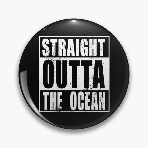Item preview, Straight Outta The Ocean (white) designed and sold by SolidEarthArt.
