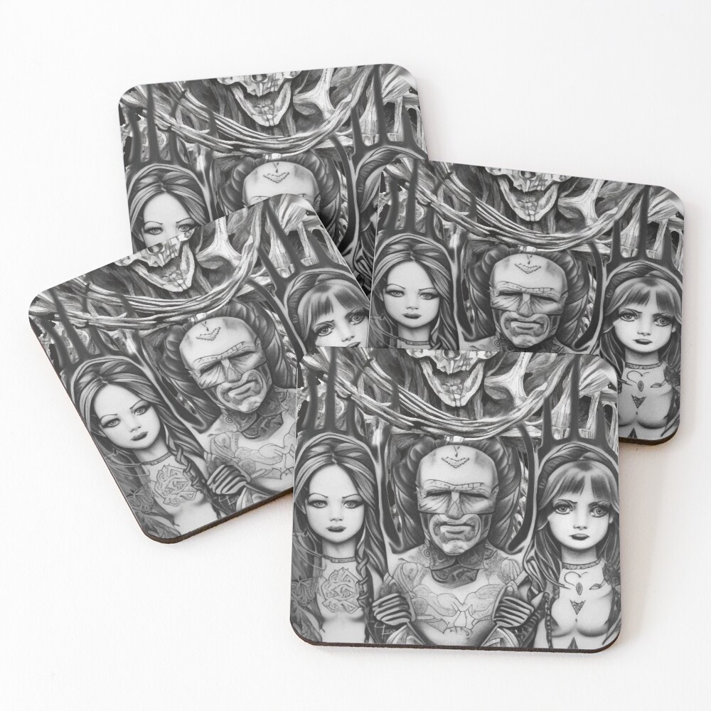 Item preview, Coasters (Set of 4) designed and sold by MathieuClerc.