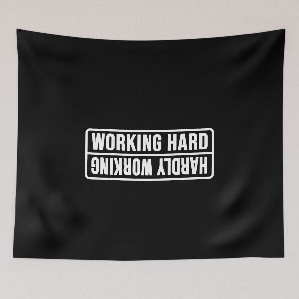 Item preview, Funny working hard hadly working construction phrase humor designed and sold by DisenyosDeMike.