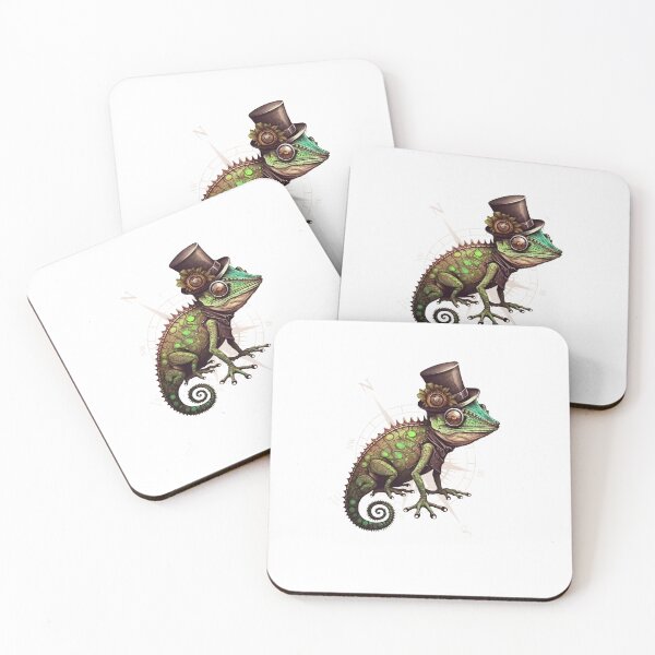 Item preview, Cartoon Gekko With Compass designed and sold by sbachstroem.