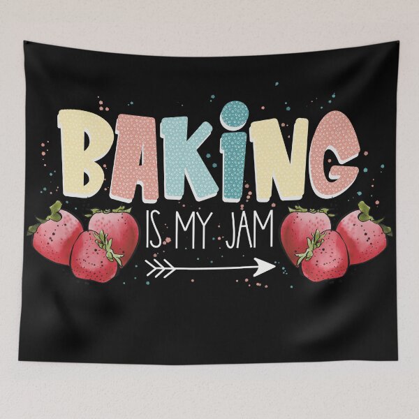 Item preview, Baking is my jam designed and sold by CharlieCreates.
