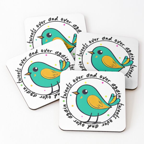 Item preview, Bird Tweets Over and Over Again designed and sold by KOTOdesign.