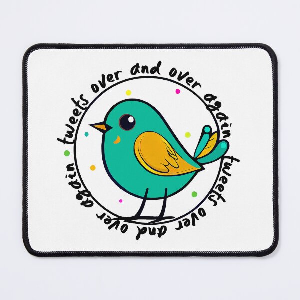 Item preview, Bird Tweets Over and Over Again designed and sold by KOTOdesign.