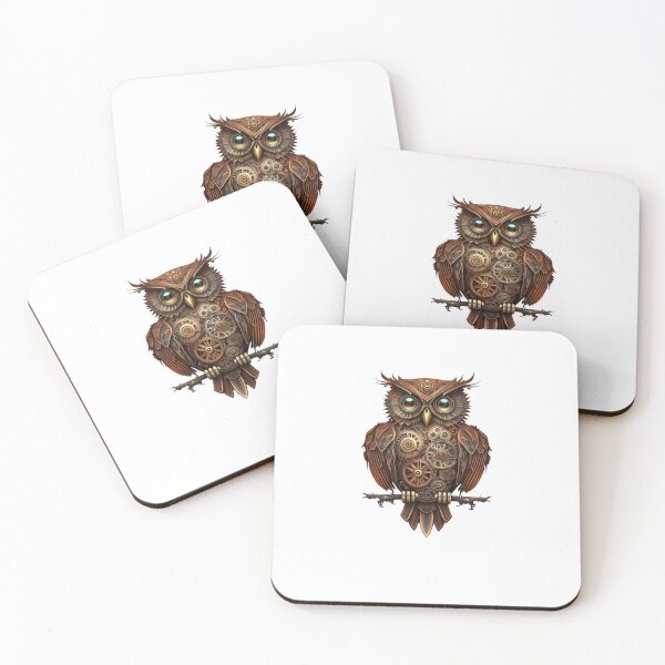 Item preview, Owl With Clockwork Steampunk Design designed and sold by sbachstroem.