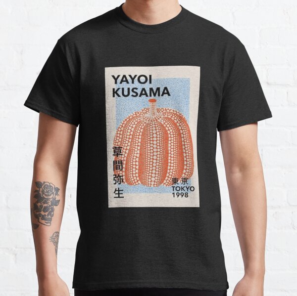 Yayoi Kusama Short Sleeve T-shirt Pumpkin LammFromm BLACK X GOLD Designer  Japan