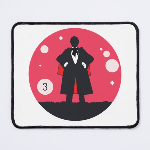 Item preview, Silhouette Third Doctor Jon Pertwee designed and sold by Blue Box Artworks.