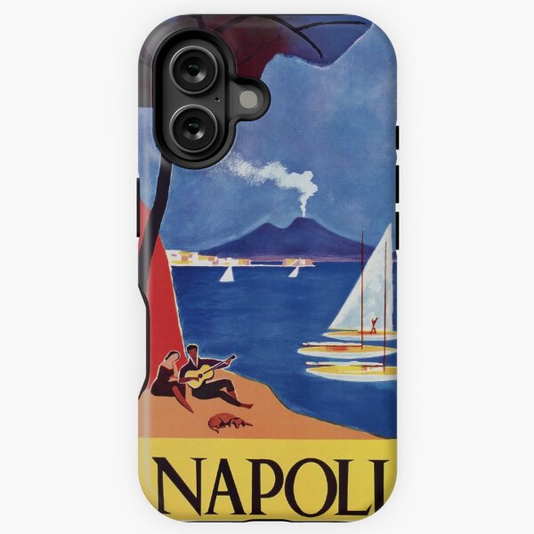 Item preview, Napels Italie rétro vintage voyage ad designed and sold by aapshop.