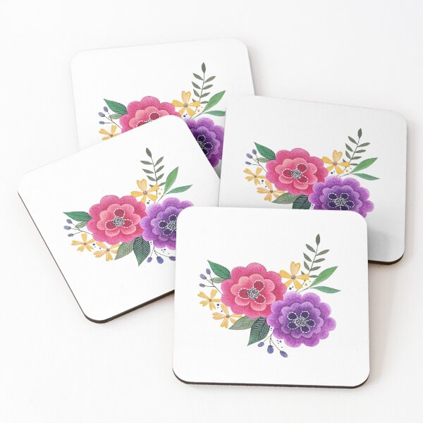 Item preview, Flower embroidery watercolor designed and sold by ug-atelier.