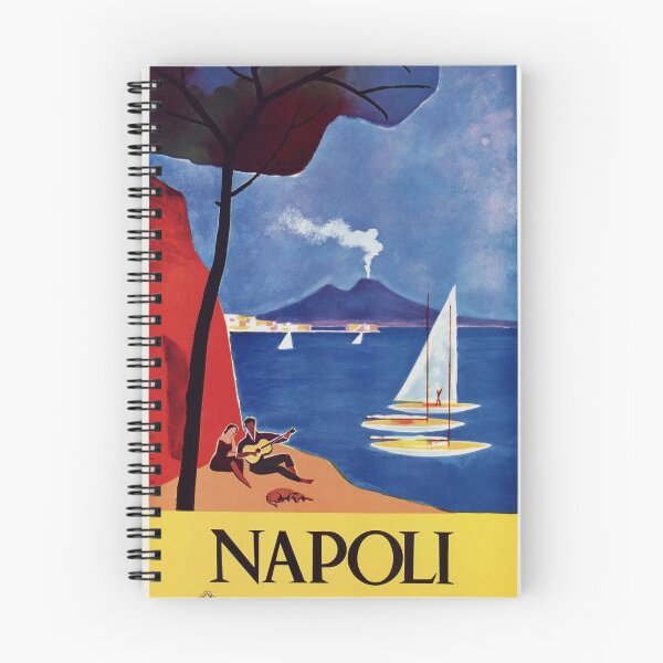 Artikelvorschau, Weinlese-Reiseanzeige Neapel-Italiens Retro entworfen und verkauft von aapshop.