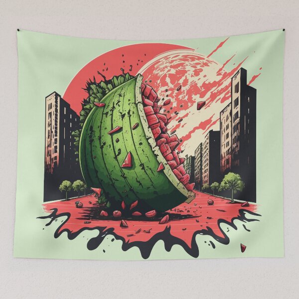 Artikelvorschau, Eruption der Wassermelone entworfen und verkauft von gitarus.