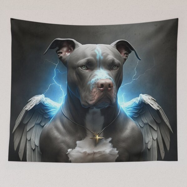 Item preview, ángel pittie designed and sold by Pittie Dog Club.