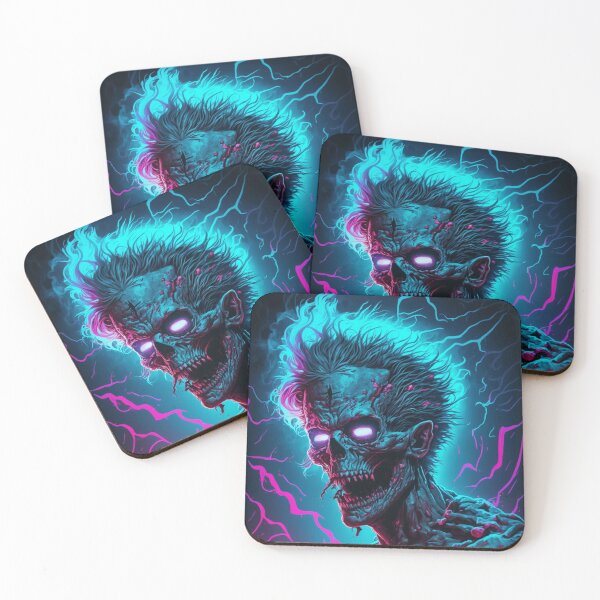 Item preview, Neon Cyberpunk Zombie designed and sold by Nightarcade.
