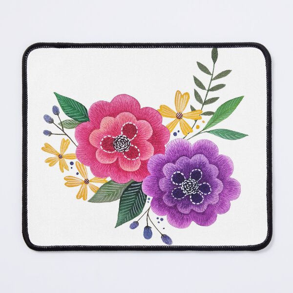 Item preview, Flower embroidery watercolor designed and sold by ug-atelier.