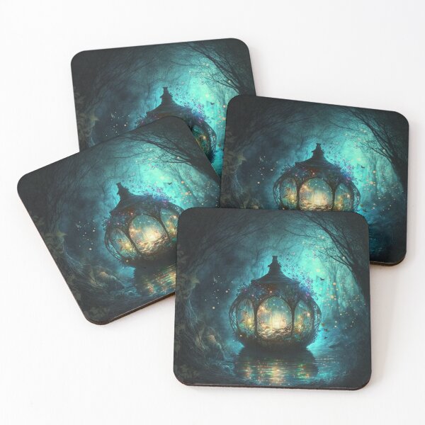 Item preview, Glowing Fairy Pod on a Magical River in a Fairytale Forest designed and sold by Dragonstrom.