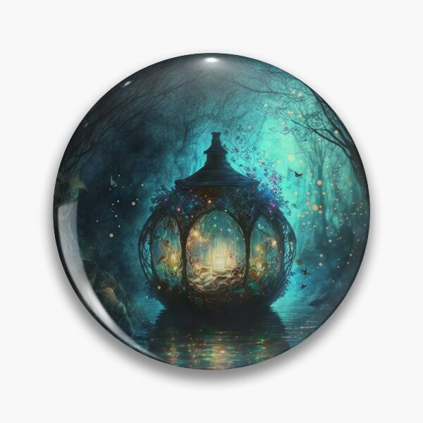 Item preview, Glowing Fairy Pod on a Magical River in a Fairytale Forest designed and sold by Dragonstrom.