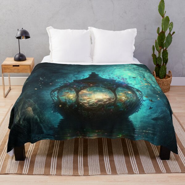 Item preview, Glowing Fairy Pod on a Magical River in a Fairytale Forest designed and sold by Dragonstrom.