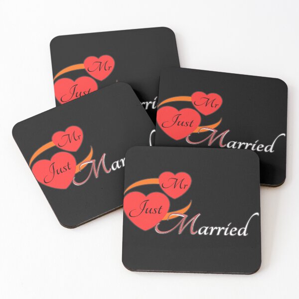 Item preview,  just married, mr and mrs, wedding gift. designed and sold by DesignMod.