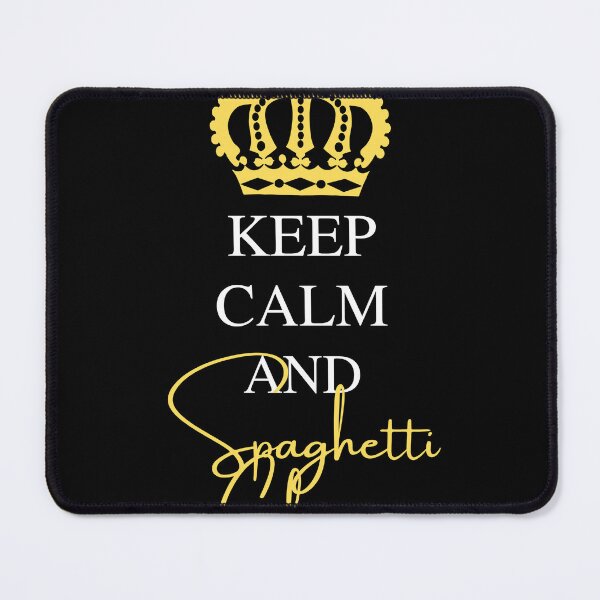 Item preview, keep calm and spaghetti clamp designed and sold by IHRArt.