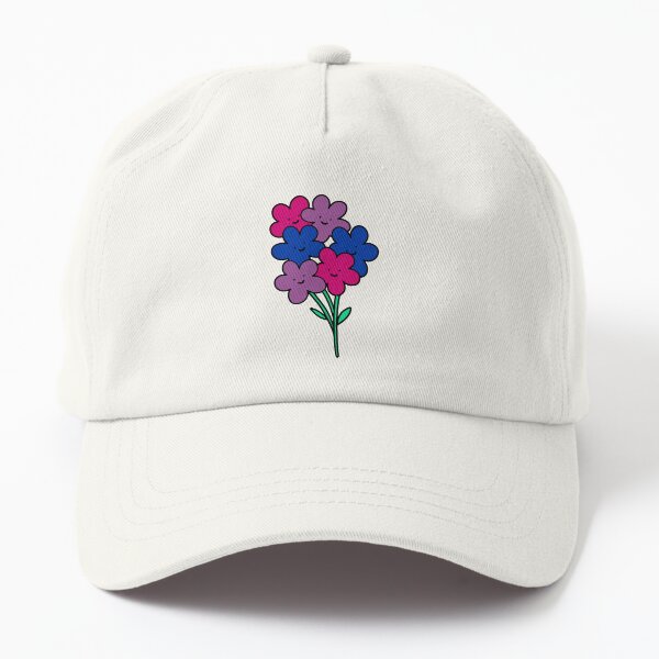 Aperçu de l'œuvre Fleurs de fierté bisexuelles subtiles créée et vendue par everything4eva.