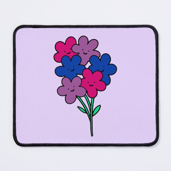 Item preview, Subtle Bisexual Pride Flowers designed and sold by everything4eva.