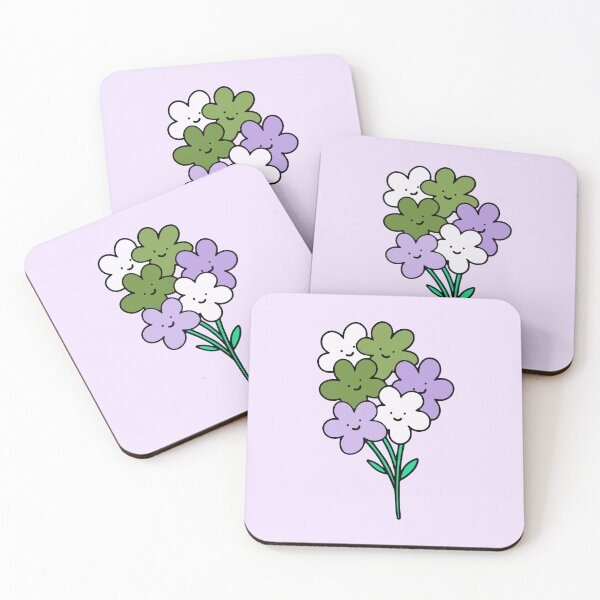 Item preview, Subtle Genderqueer Pride Flowers designed and sold by everything4eva.