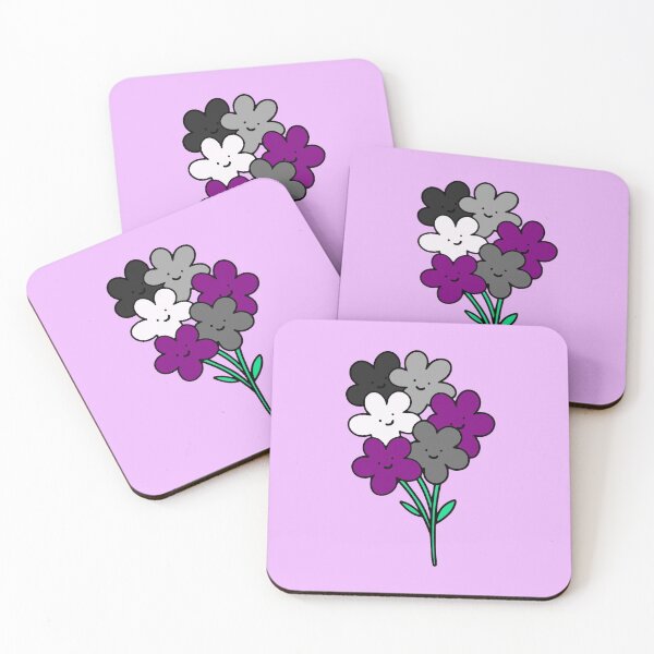 Item preview, Subtle Ace Pride Flowers designed and sold by everything4eva.