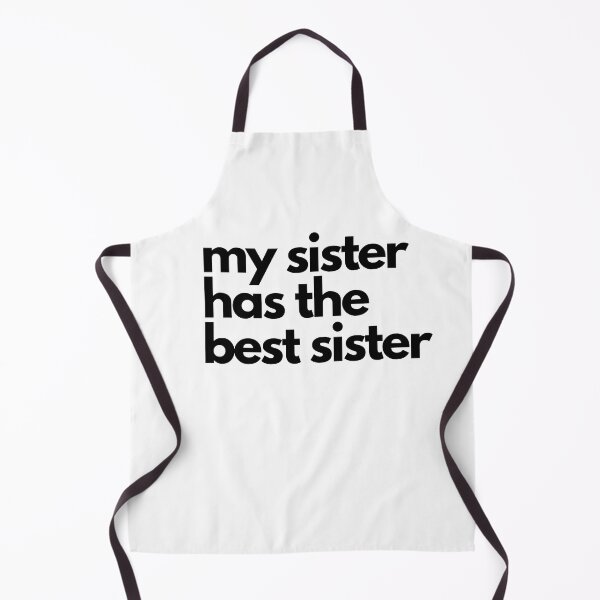 Item preview, My Sister Has the Best sister stylish black word art designed and sold by KateAndSister.