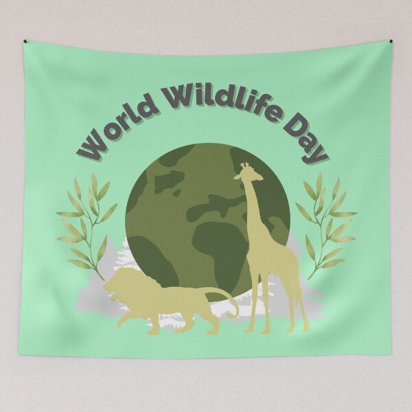 Item preview, World Wildlife day designed and sold by MedEla  ⭐⭐⭐⭐⭐.