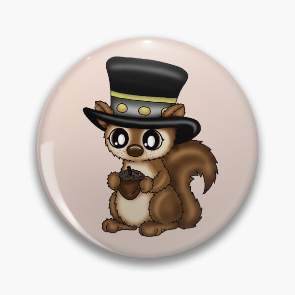 Item preview, Squirrel with Cylinder Hat designed and sold by Pezi-Creation.