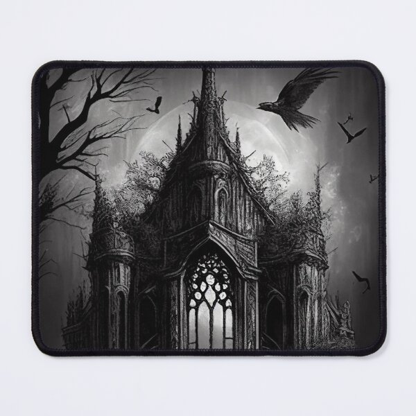 Item preview, Dark Gothic Castle Artwork - Gothic Art designed and sold by ZickDezine.