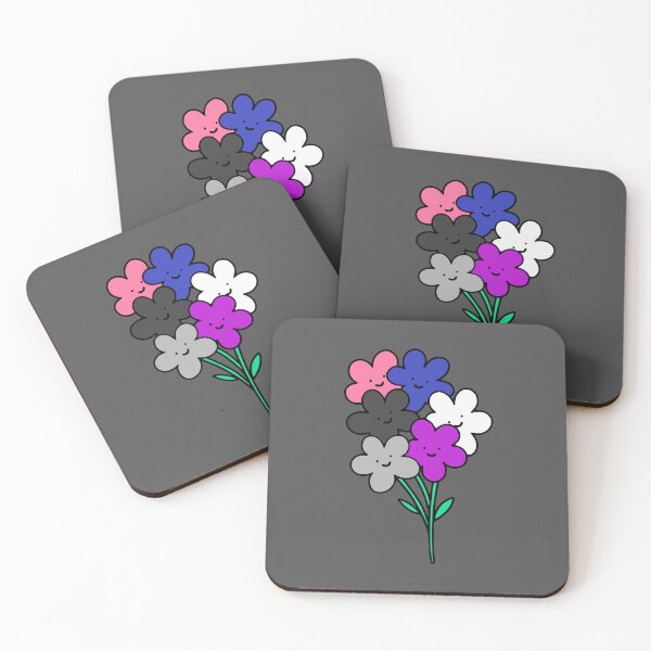 Item preview, Subtle Genderfluid Pride Flowers designed and sold by everything4eva.