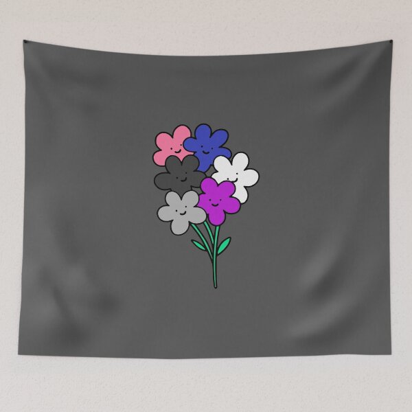 Item preview, Subtle Genderfluid Pride Flowers designed and sold by everything4eva.