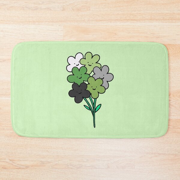 Item preview, Subtle Aromantic Pride Flowers designed and sold by everything4eva.