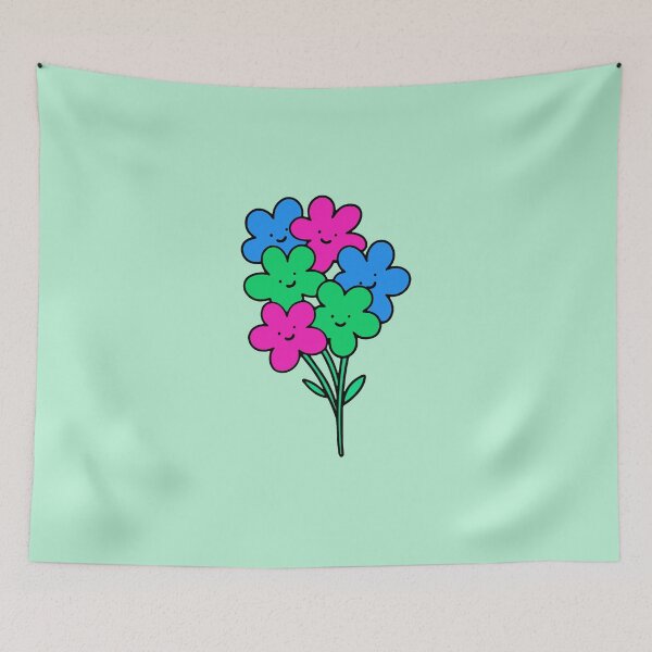 Item preview, Subtle Poly Pride Flowers designed and sold by everything4eva.